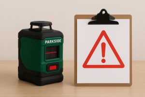 “Кауфланд България” ЕООД ЕНД КО КД съобщава за несъответствие с лазерна ролетка, марка Parkside